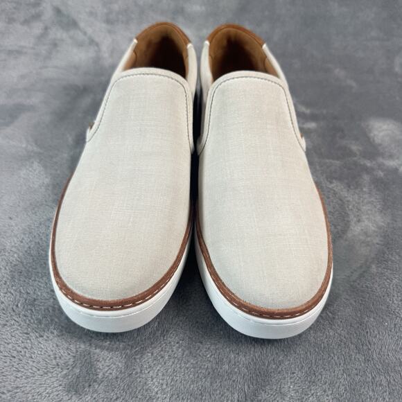Size 8 D Allen Edmonds ALPHA Men\'s Slip-On Casual Sneakers Light Grey Suede 190N main image 5